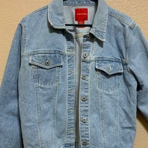 Gloria Vanderbilt Woman's Denim Jean Jacket Large